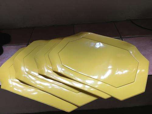 Yellow Plastic Dinner Mats